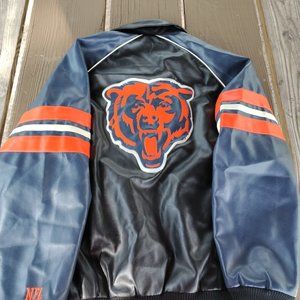 NFL license leather coat Chicago bears size XL